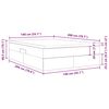 vidaXL Aufbewahrungsbett mit Matratze Schwarz 140 x 200 cm Kunstleder