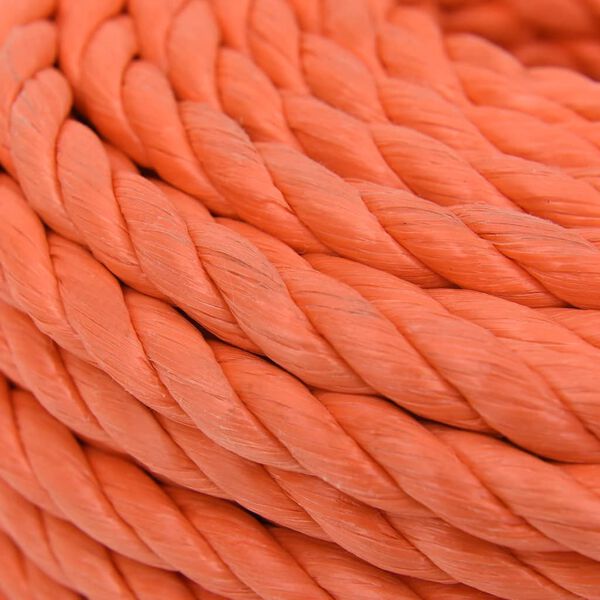 vidaXL Arbeitsseil Orange 16 mm 50 m Polypropylen