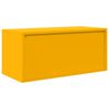 vidaXL Aufbewahrungsschrank Senfgelb 90 x 40 x 40 cm Stahl
