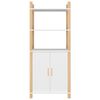vidaXL Highboard Wei&szlig; 60x40x141 cm Holzwerkstoff