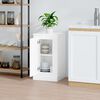vidaXL Sideboard Hochglanz-Wei&szlig; 37,5x35,5x67,5 cm Holzwerkstoff