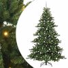 vidaXL K&uuml;nstlicher klappbarer Weihnachtsbaum Gr&uuml;n 240 cm PVC und Stahl