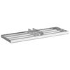 vidaXL Garten Nivellierrechen Silber 75 x 25 x 6 cm Edelstahl