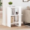 vidaXL B&uuml;cherregal Wei&szlig; 52 x 25 x 71,5 cm Holzwerkstoff