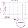 vidaXL Zaunpfosten Galvanisiert 25 x 1,2 m Stahl