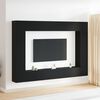 vidaXL TV-Schrankset 8 pcs Schwarz Eichen-Optik 100 x 30 x 30 cm