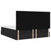 vidaXL Ottoman-Bett mit Matratzen Schwarz 200x200 cm Stoff