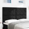 vidaXL Kopfteil mit Kopfteil Schwarz 160 cm Kunstleder
