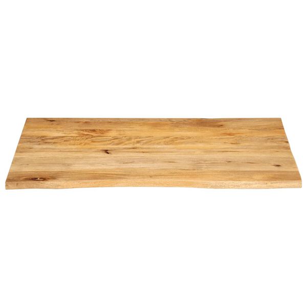 vidaXL Tischplatte mit Baumkante 100x80x2,5 cm Massivholz Mango