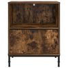 vidaXL Nachttische 2 pcs R&auml;uchereiche 49 x 36 x 61 cm Holzwerkstoff