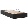 vidaXL Aufbewahrungsbett mit Matratze Schwarz 90 x 190 cm Kunstleder