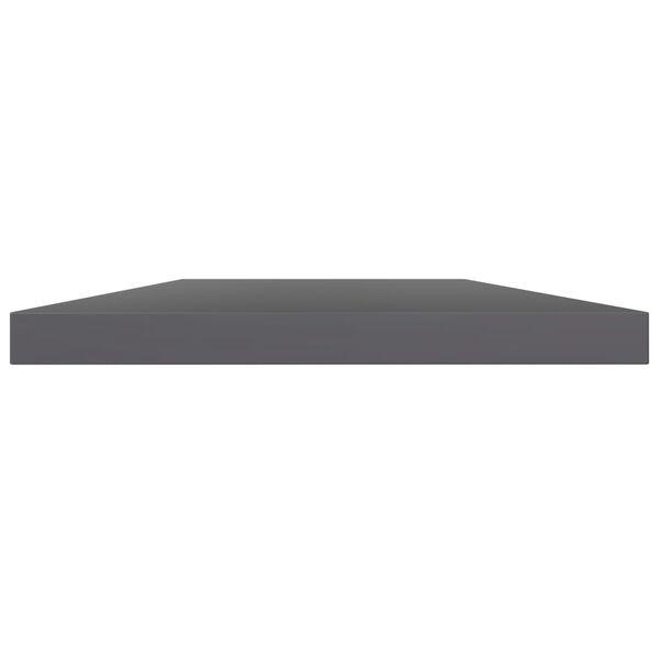 vidaXL B&uuml;cherregal-Bretter 8 Stk. Hochglanz-Grau 40x20x1,5 cm