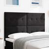 vidaXL Kopfteil mit Kopfteil Schwarz 144 cm Kunstleder