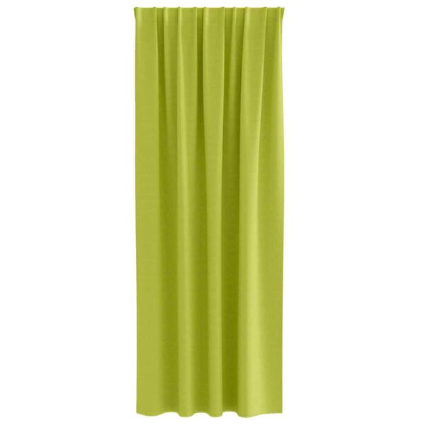 vidaXL Verdunkelungs-Vorh&auml;nge mit Ringen 2 pcs Gr&uuml;n 225 x 140 cm