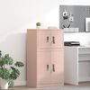 vidaXL Aufbewahrungsschrank Rosa 60 x 40 x 40 cm Stahl