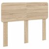 vidaXL Bettrahmen Sonoma-Eiche 135 x 190 cm Massives Kiefernholz