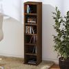 vidaXL CD-Regal Braun Eichen-Optik 21x20x88 cm Holzwerkstoff