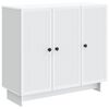 vidaXL Sideboard Wei&szlig; 89 x 34,5 x 80 cm Holzwerkstoff