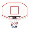 vidaXL Basketballkorb Wei&szlig; 109x71x3 cm Polyethylen