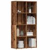 vidaXL B&uuml;cherregal Altholz-Optik 66x30x130 cm Holzwerkstoff