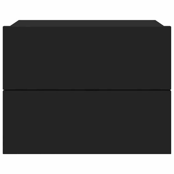 vidaXL Nachttisch Schwarz 40x30x30 cm Holzwerkstoff