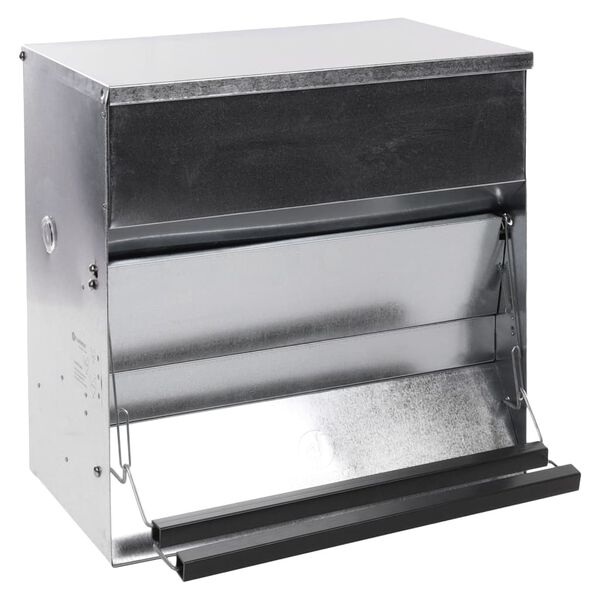 FLAMINGO H&uuml;hner-Futterautomat mit Tritt Timo 30 kg