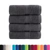 vidaXL Premium G&auml;stet&uuml;cher SOLUND 4 Stk. Anthrazit 30x50 cm 600 g/m&sup2;
