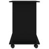 vidaXL Schreibtisch Schwarz 80x50x75 cm Holzwerkstoff