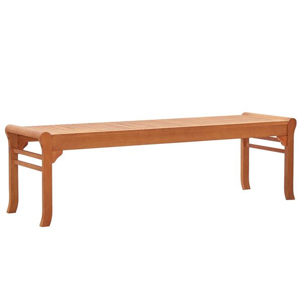 vidaXL Gartenbank 3-Sitzer 150 cm Massivholz Eukalyptus