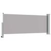 vidaXL Ausziehbare Seitenmarkise 100x300 cm Grau