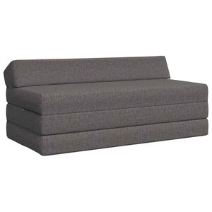 vidaXL Faltbares Sofa Bett Matratze Rot-Orange 120 x 60 x 49 cm Stoff