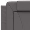 vidaXL Bettgestell "Viana" ohne Matratze Grau 80x200 cm Kunstleder