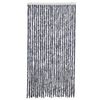 vidaXL Fliegenvorhang Silbern 100x200 cm Chenille
