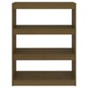 vidaXL B&uuml;cherregal/Raumteiler Honigbraun 80x30x103,5 cm Kiefernholz