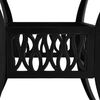 vidaXL 3-tlg. Bistro-Set Aluminiumguss Schwarz