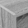 vidaXL Schallplattenschrank mit Regal Graues Sonoma 78,5 x 35 x 45 cm