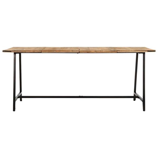 vidaXL Esstisch 180x90x75 cm Massivholz Mango
