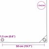 vidaXL Plane 650g / m&sup2; Orange 1,5 x 2,5 m Canvas mit PVC-Beschichtung