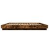 vidaXL Bettgestell R&auml;uchereiche 180x200 cm Holzwerkstoff