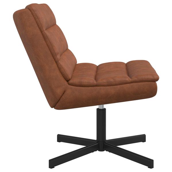 vidaXL Drehstuhl Braun 63 x 75 x 76 cm Antikes PU