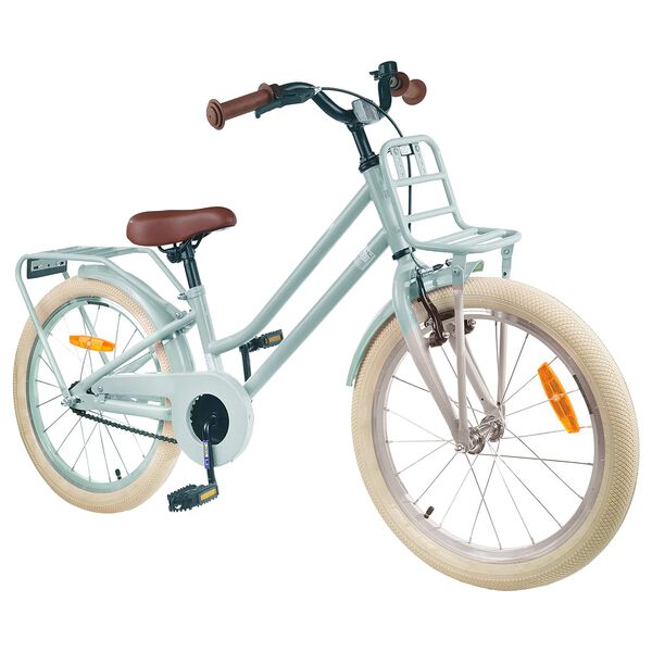 vidaXL Kinderfahrrad 22 Zoll f&uuml;r 7-12 Jahre alt Hellgr&uuml;n