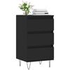 vidaXL Sideboard Schwarz 40x35x70 cm Holzwerkstoff