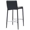 vidaXL 5-tlg. Bar-Set Kunstleder Schwarz