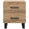 vidaXL Nachttisch 2 pcs Artisan-Eiche 40 x 35 x 47,5 cm Holzwerkstoff