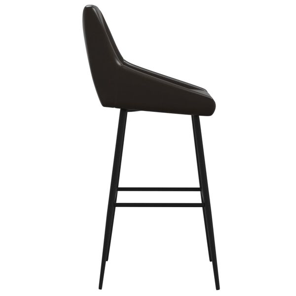 vidaXL Barhocker Grau Kunstleder