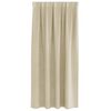vidaXL Verdunkelungsvorh&auml;nge 2 pcs Creme 140 x 175 cm Samt