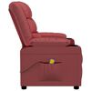 vidaXL Massagesessel Weinrot Kunstleder