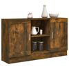 vidaXL Sideboard Räuchereiche 120x30,5x70 cm Holzwerkstoff