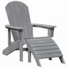 vidaXL Gartenstuhl 2 pcs Hellgrau 83 x 74 x 92 cm Polyethylen