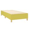 vidaXL Boxspringbett mit Matratze & LED Gr&uuml;n 90x190 cm Stoff